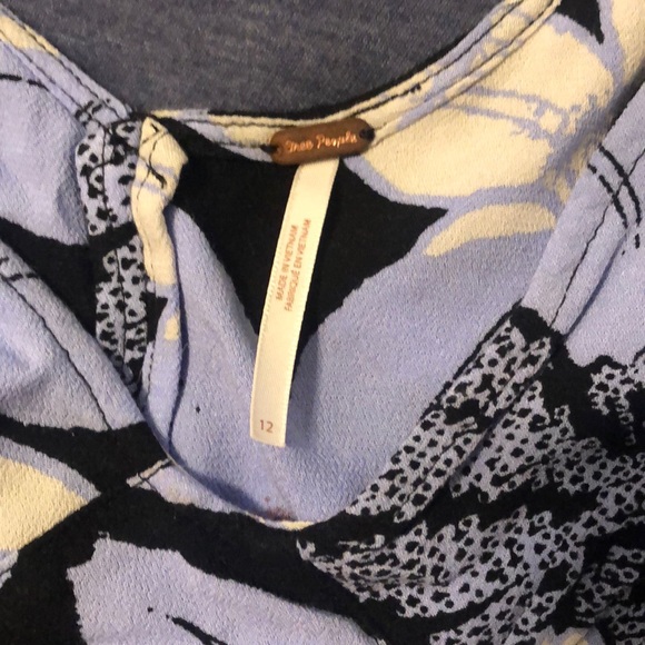 Violet black and white free people top - Picture 3 of 3